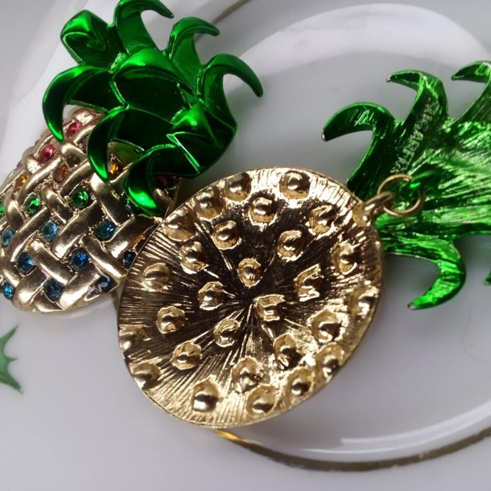 PINEAPPLE EARRINGS - Picture 2 of 2